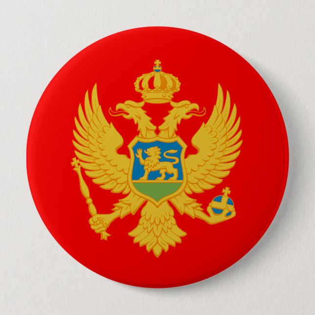Montenegro Pinback Button (Front)