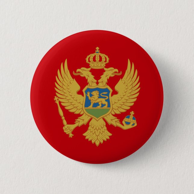 Montenegro Pinback Button (Front)