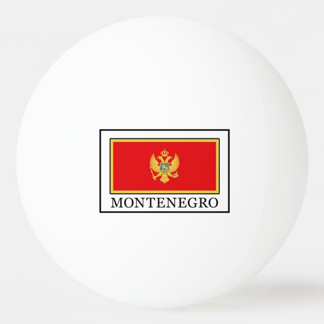 Montenegro Ping-Pong Ball (Front)