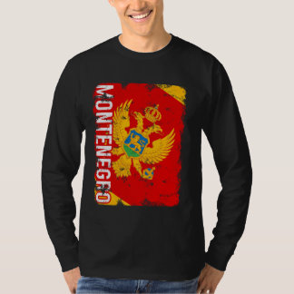 Montenegro Pride Montenegrin Flag Roots Heritage T-Shirt