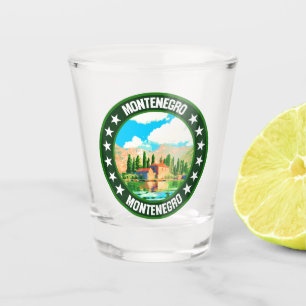 Montenegro shot glass