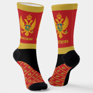 Montenegro Socks, Montenegro flag colours / sports Socks