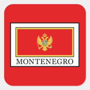 Montenegro Square Sticker