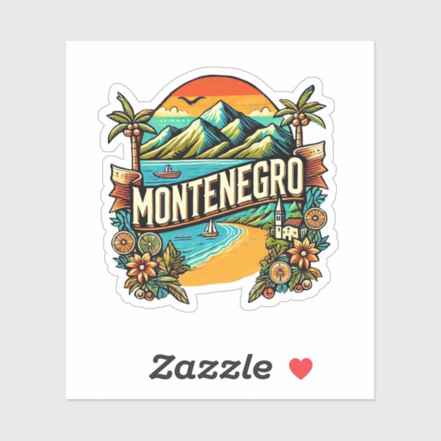 Montenegro Sticker (Sheet)