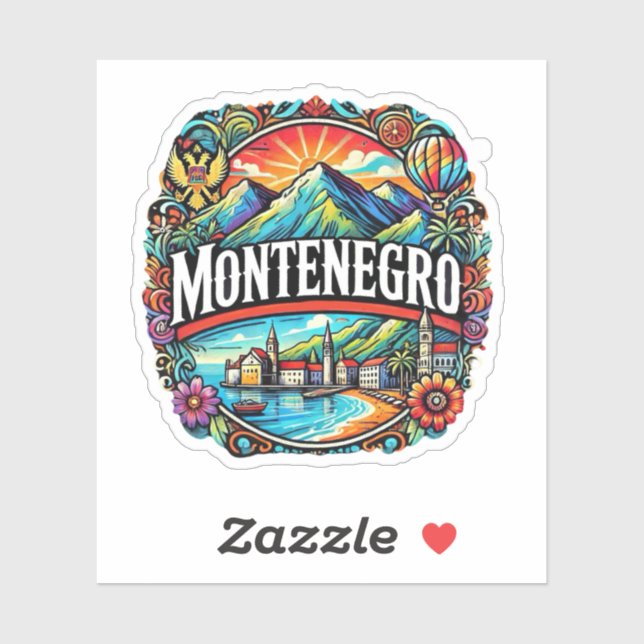 Montenegro Sticker (Sheet)