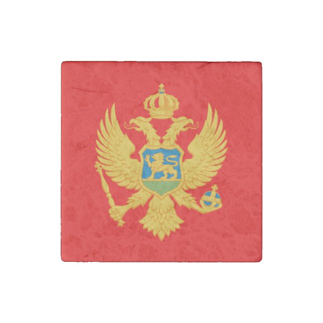 Montenegro Stone Magnet (Front)