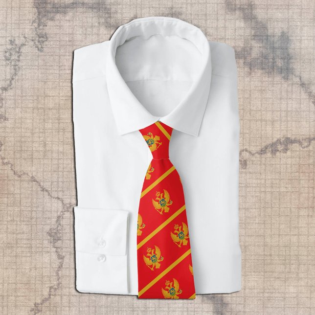 Montenegro Ties, Flag fashion, business Neck Tie (Creator Uploaded)