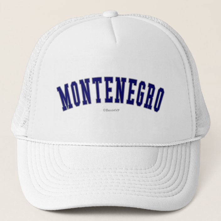 Montenegro Trucker Hat