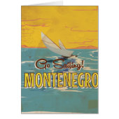 Montenegro vintage travel poster (Front)