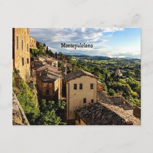 Montepulciano Toscana Italy Postcard