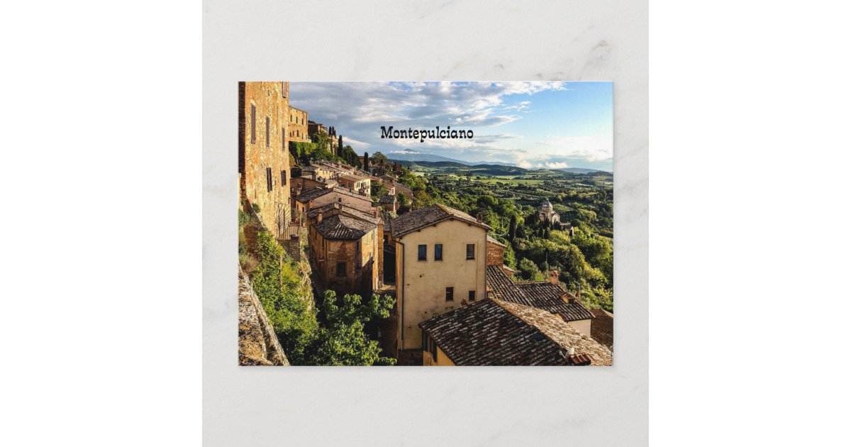 Montepulciano, Toscana, Italy Postcard Zazzle