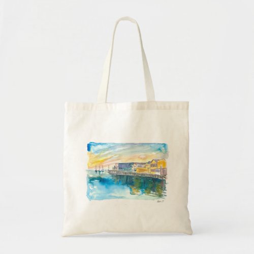 Monterey Bay California Cannery Road Tote Bag