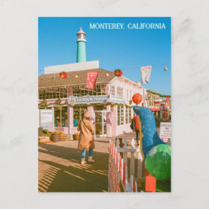 Monterey Bay California Film Photography Wharf Postcard