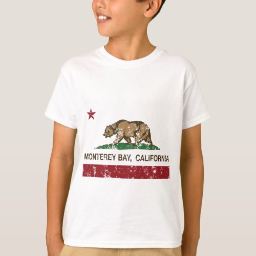 monterey bay california state flag T_Shirt