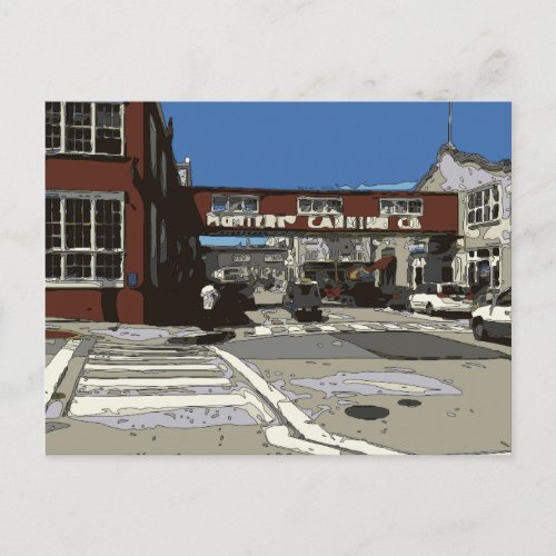 Monterey Bay Cannery Row Painting Postcard