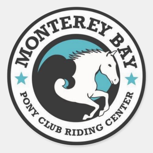 Monterey Bay Pony Club And Riding Center  Classic Round Sticker