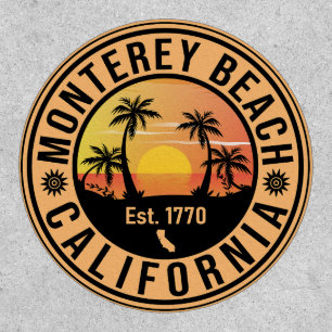 Monterey Beach California Retro Sunset Souvenirs Patch