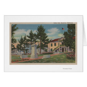 Monterey, CA - Colton Hall View and Grounds