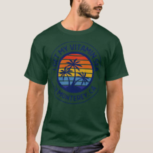 Monterey CA Monterey Beach Monterey California Lon T-Shirt