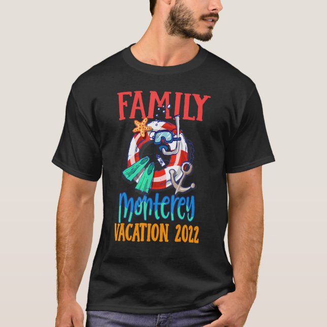 Monterey California 2022 Matching Family Group Vac T-Shirt (Front)