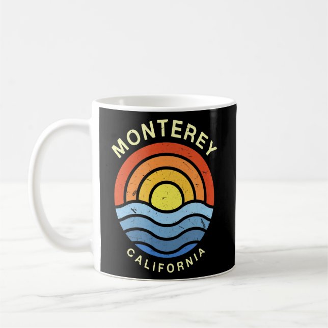Monterey California Ca Summer Montereyan Tropical  Coffee Mug (Left)