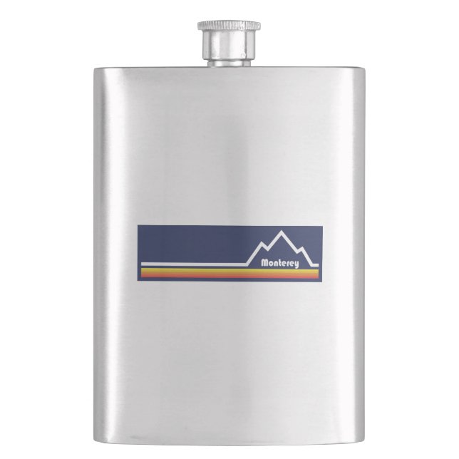 Monterey, California Flask (Front)