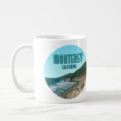 Monterey California Pacific Coast Highway Vintage Coffee Mug