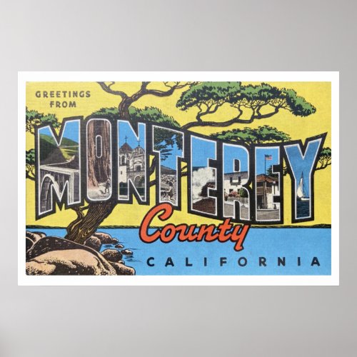 Monterey California  Poster