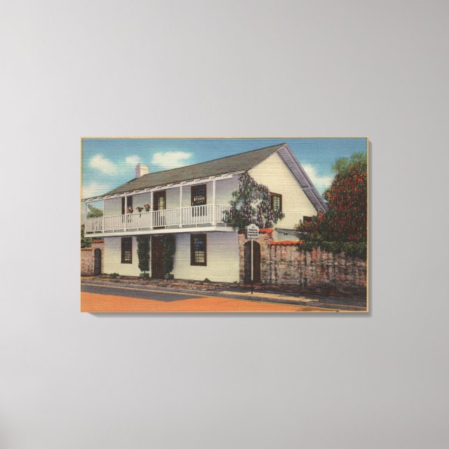 Monterey, California View of Old Whaling Station Canvas Print (Front)