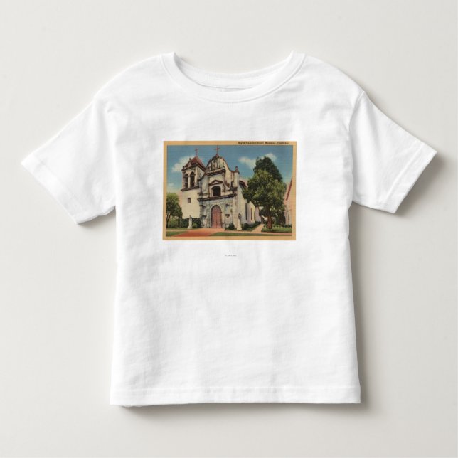Monterey, California View of Royal Presido Chape Toddler T-shirt (Front)