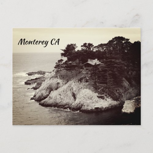 Monterey California Vintage Style Postcard
