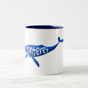 Monterey California Whale Two-Tone Coffee Mug