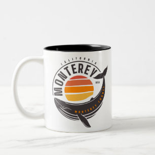 Monterey California Whale Two-Tone Coffee Mug