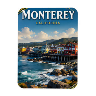 Monterey Cannery Row Coastal travel gift Magnet