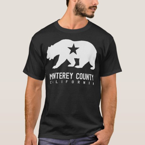 Monterey County Winery California Wine Lovers Flag T_Shirt