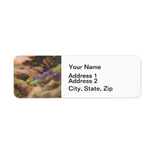 Monterey Cypress California Landscape Label