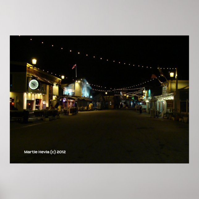 Monterey Fisherman's Wharf Poster (Front)