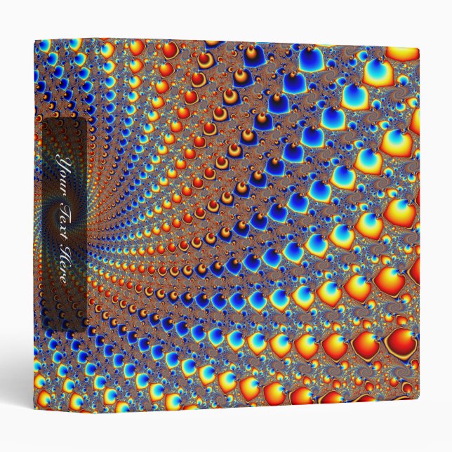 Monterey Fractal Art Binder (Front/Spine)