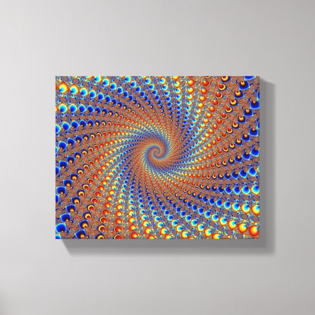 Monterey Fractal Art Canvas Print (Front)