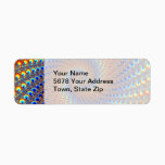 Monterey Fractal Art Label