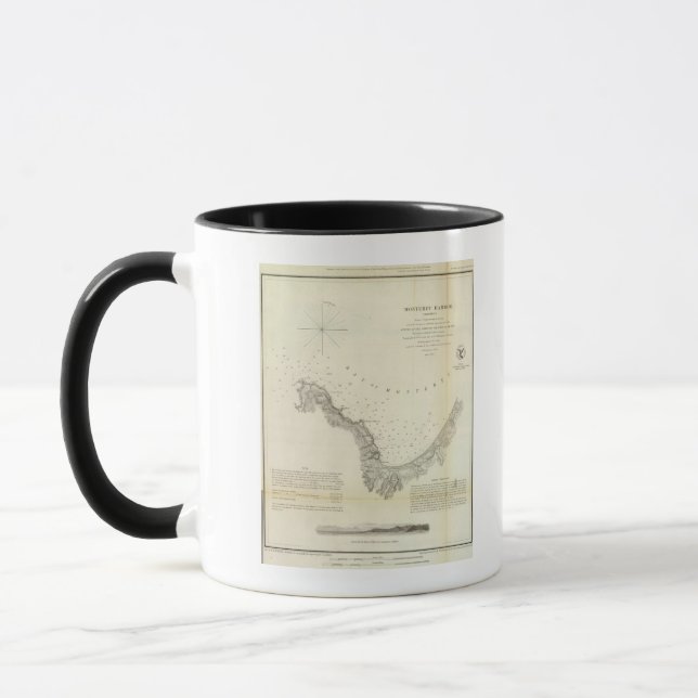 Monterey Harbor, Calif Mug (Left)
