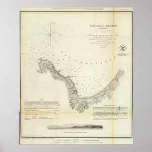 Monterey Harbor, Calif Poster