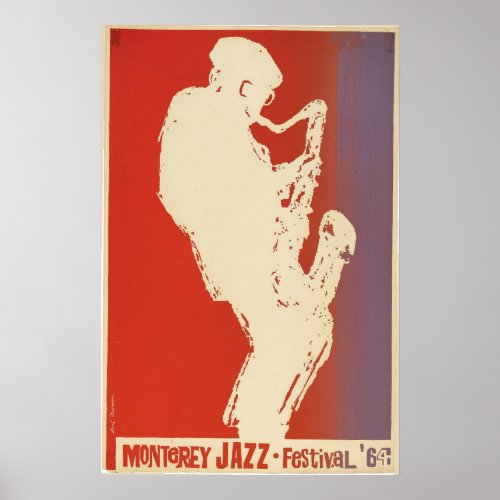 Monterey Jazz Festival Poster 1964