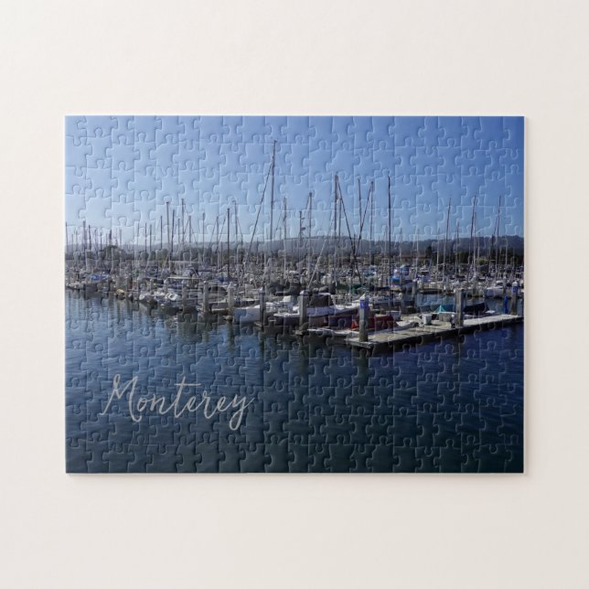 Monterey Marina, Monterey Bay, California Jigsaw Puzzle (Horizontal)