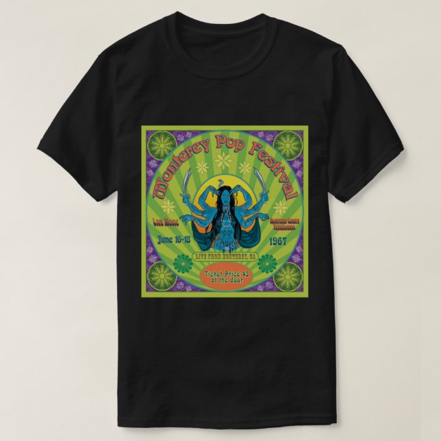 Monterey Pop Festival Classic T-Shirt (Design Front)