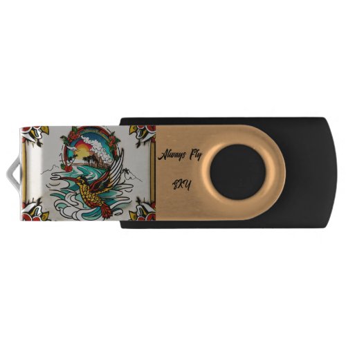  Monterey Tattoo Design A Symbol of Strength_ 8GB Flash Drive