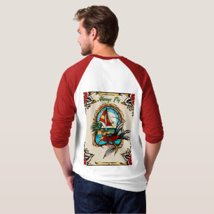 Monterey Tattoo Design: A Symbol of Strength - T-Shirt