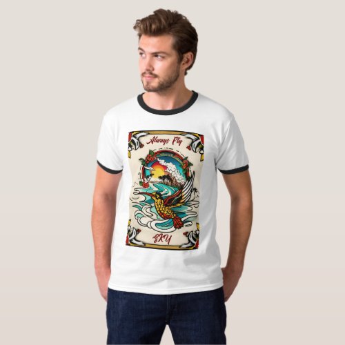 Monterey Tattoo Design A Symbol of Strength _ T_Shirt