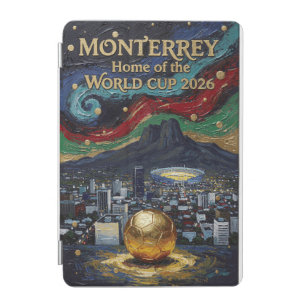 Monterrey Soccer Art 2026 Stadium City Design iPad Mini Cover