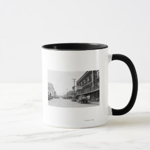 Montesano, WA Main Street Town View Photograph Mug